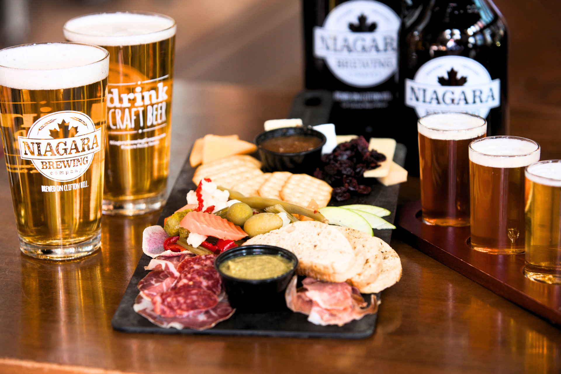 Craft beer and a rooftop patio for winding down and soaking in the city’s energy.